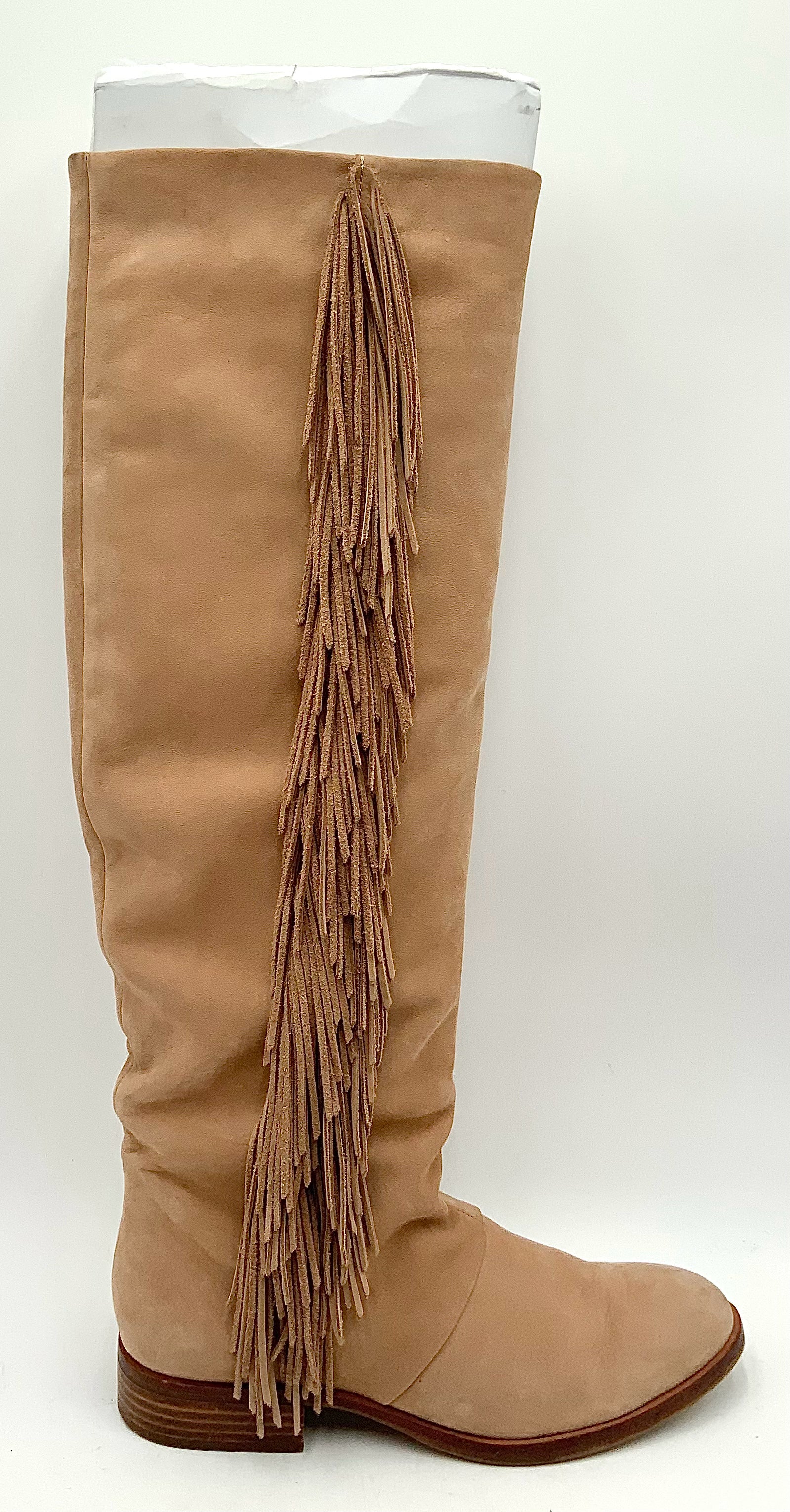 Sam Edelman outlet Knee High Boho Suede Boots with Fringe