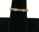 14kt Rose Gold, Diamond & Ruby Ring