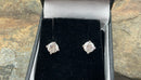 14kt White Gold & Diamond Stud Earrings