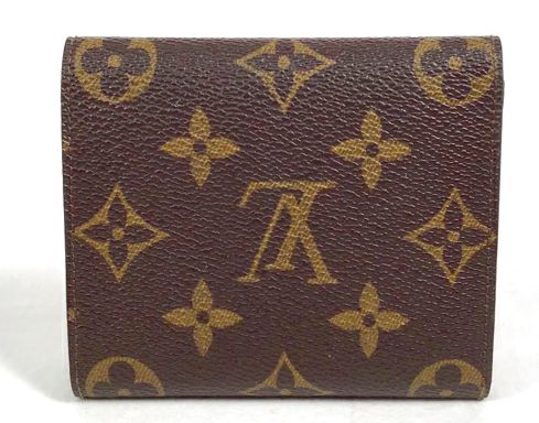 LOUIS VUITTON Vintage Monogram Trifold Compact Snap Wallet