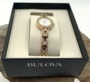 Bulova Stainless Steel Mother of Pearl Watch 98L213