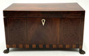 Antique English Mahogany Tea Caddy