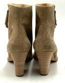 PAUL GREEN Sand Suede Stacked Heel Reya Boots 9.5