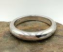 Sterling Hammered Texture Bangle Bracelet