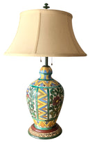 Vintage Italian Pottery Lamp