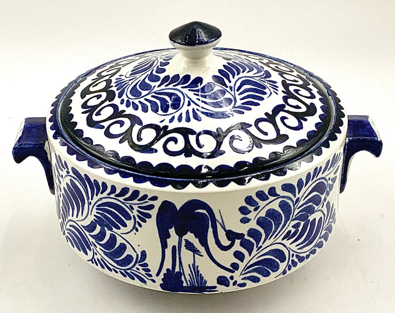 Anfora Puebla Blue Lidded Tureen