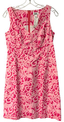 LILLY PULITZER Vintage Pink/Fuchsia Animal Silhouette S/L Dress