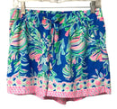 LILLY PULITZER Blue/Pink/Aqua Floral "Katia" Short