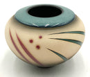 Michael Cho Pottery Raku Disc Vase