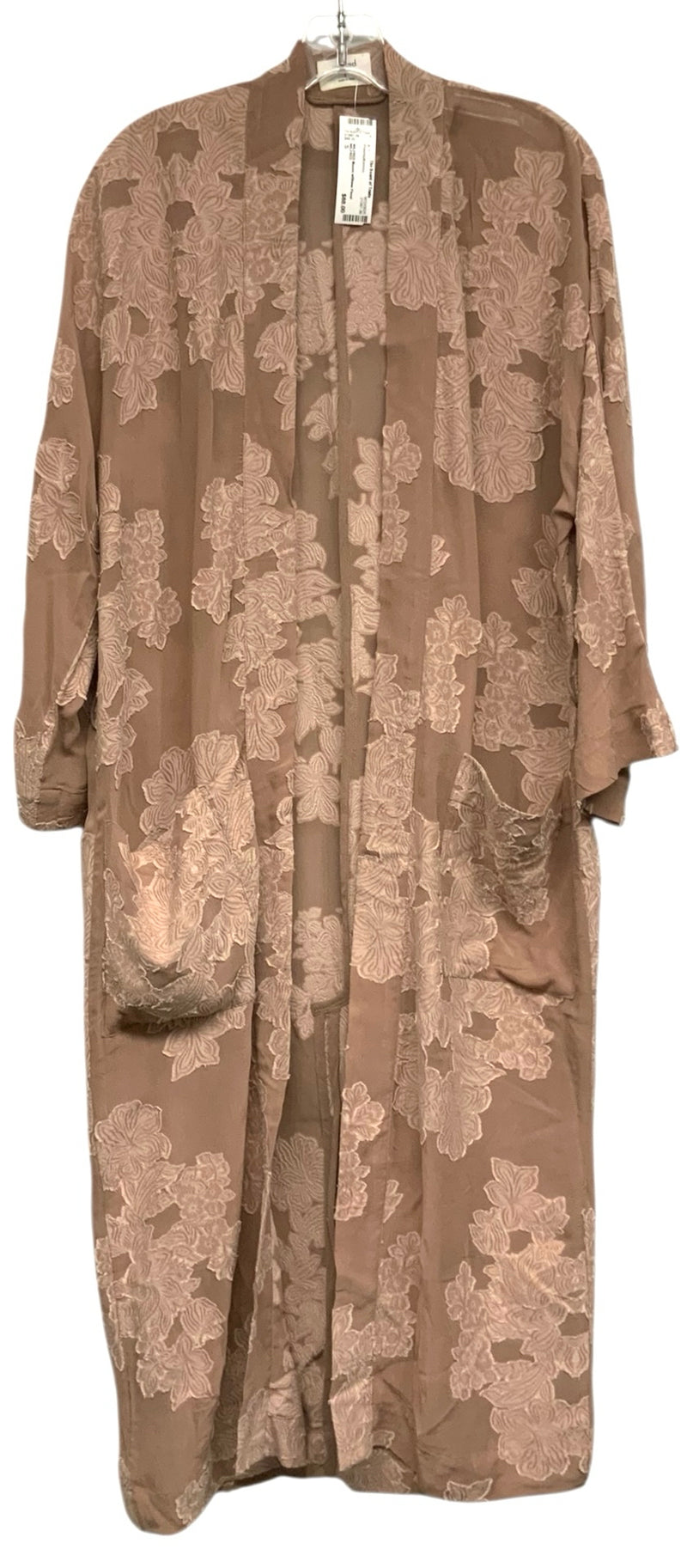 WILFRED Mauve w/Sheer Floral Applique L/S "â€˜Durante" Duster