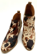 CORKYS Black/Brown/Cream Cowhide/Leather Limitless Bootie 9