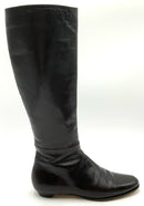 JIMMY CHOO Brown Lea Knee High Riding Boots 38.5