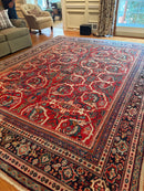 Vintage Tabriz Persian Rug 10'8"x13'5"