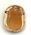 Antique (Pre-1917) Italian Cameo Brooch w/14kt Gold Russian Frame