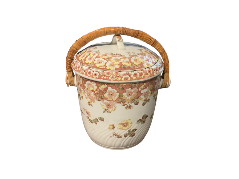 Antique Porcelain Transferware Chamber Pot