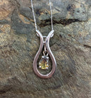 10kt/14kt Gold & Fancy Brown Diamond Necklace