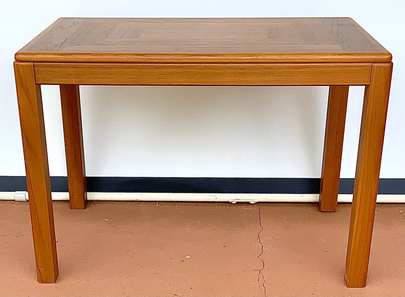 Mid Century Danish Teak Occasonal Table with inlay