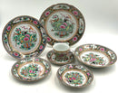 Vintage Chinese Handpainted Famille Rose Dinnerware