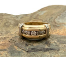 14kt Gold & Diamond Men's Ring