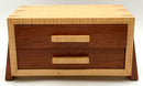 Curly Maple & Hickory Wood Jewel Box