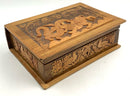 Carved Wood Lidded Box