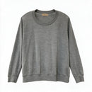 FALCONERI Grey Crew Neck L/S Cashmere Sweater