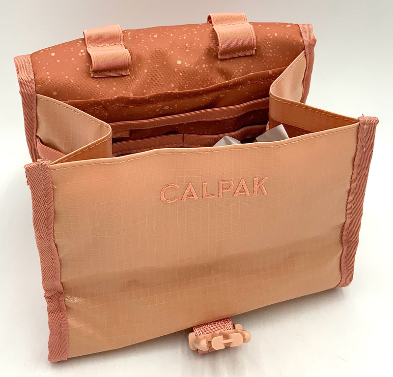 CALPAK Terra Canyon Recycled Fabric Hanging Toiletry Bag