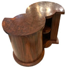 Bennett Kidney Shape Occasional Table with Marquetry Inlay