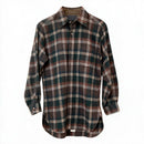 PENDLETON Green/Brown/Rust Plaid L/S B/D Wool Shirt