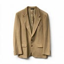 BURBERRY For Rich's Vintage Tan Camel Hair Two Button Blazer