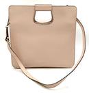 Dooney & Bourke Italia Collection Blush Leather Rufina Cutout Handle Satchel