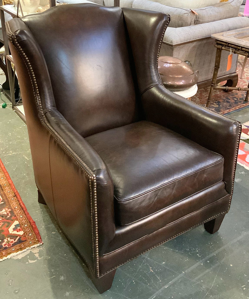King Hickory Leather Arm Chair