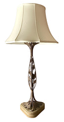 Frederick Cooper Rustic Metal Leaf Motif Lamp