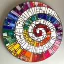 Green Banana Mosaic Co. Spiral Mosaic Artwork