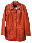 ARMANI JEANS Persimmon Lea w/White Stitching L/S B/D Coat