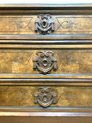 Antique Victorian Walnut Chest with Marble Top