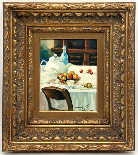 Small Oil on Canvas of Still Life