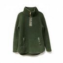 DUDLEY STEPHENS Green Fleece 1/4 Zip L/S Pullover