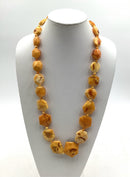 Authentic Vintage Lithuanian Butterscotch/Egg Yolk Amber Necklace