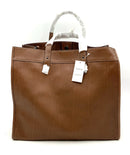 COACH Dark Saddle Tan Leather Field Tote