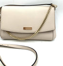 KATE SPADE Coconut Saffiano Leather Flap Convertible Crossbody
