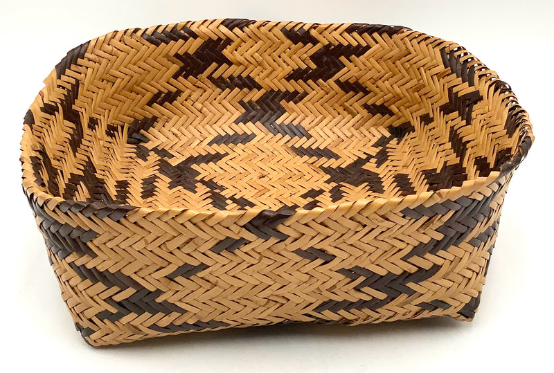 Square Cherokee Indian Woven Basket