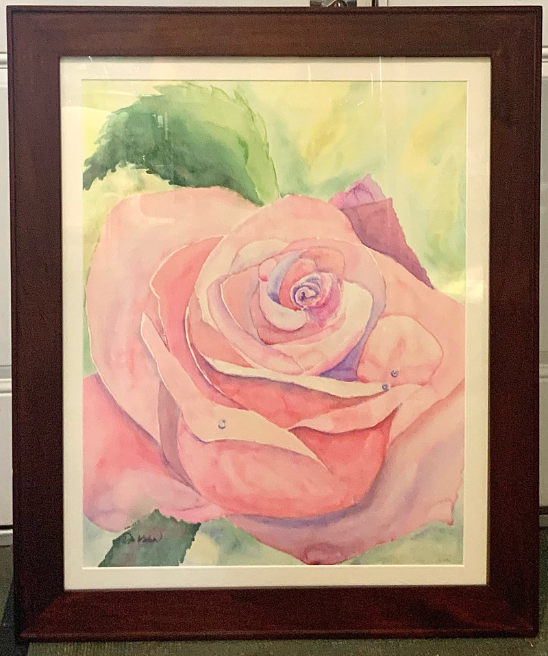 Betty Walser Original Watercolor of Rose