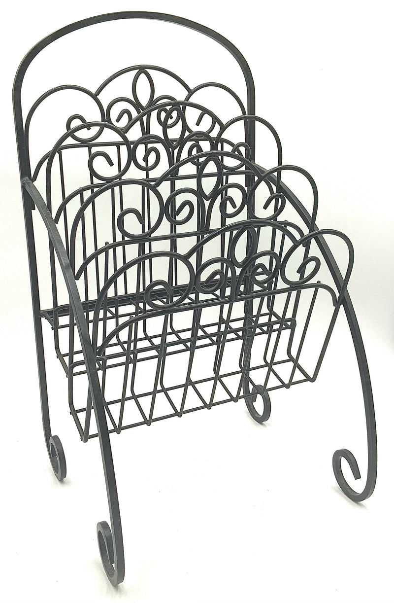 Black Metal Magadine Rack