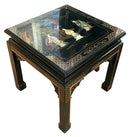 Vintage Black Lacquer Asian Occasional Table