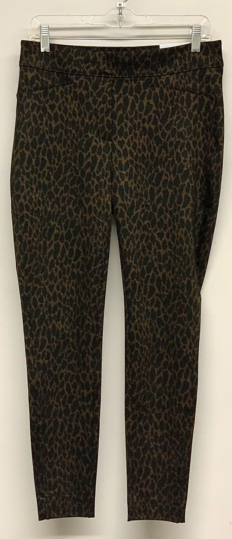 CHICOS Black Brown Leopard Leggings