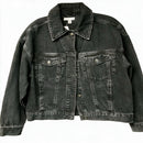 TOPSHOP Black Denim Jean Jacket