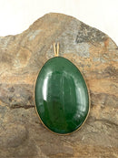 14kt Gold & Jade Pendant