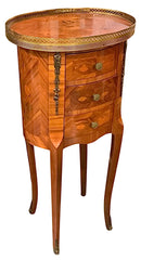 Italian 3 Drawer Occasional Table with Inlay