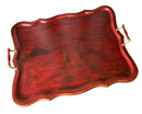 Red Chinoiserie Tray